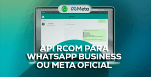 API Rcom para whatsapp business ou meta oficial